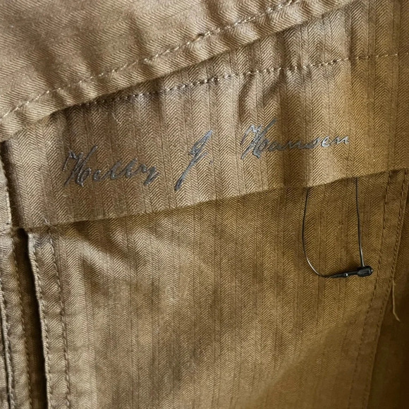 Helly Hansen Military Green/Brown Button Up Jacket with Zippers Size Small NWOT - Picture 8 of 9